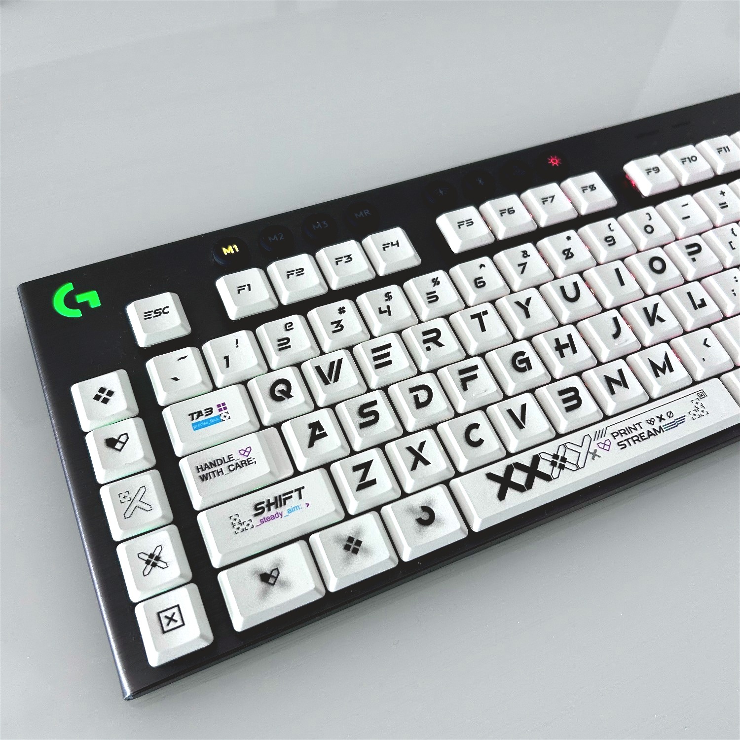 Gaming Keyboard Tkl - DIY PBT keycaps suitable for Logitech