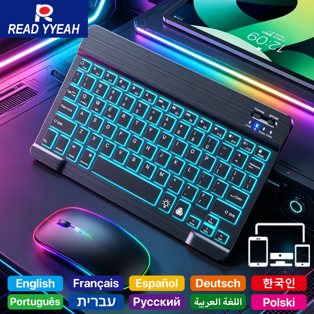 Gaming Keyboard No Rgb - READ YYEAH RGB Backlit Bluetooth Keyboard