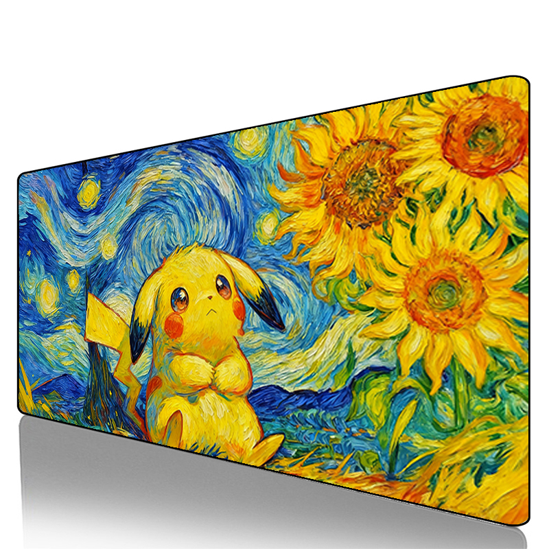 Gaming Keyboard Theme - Mouse Pad Pokemon Pikachu Gengar Cool