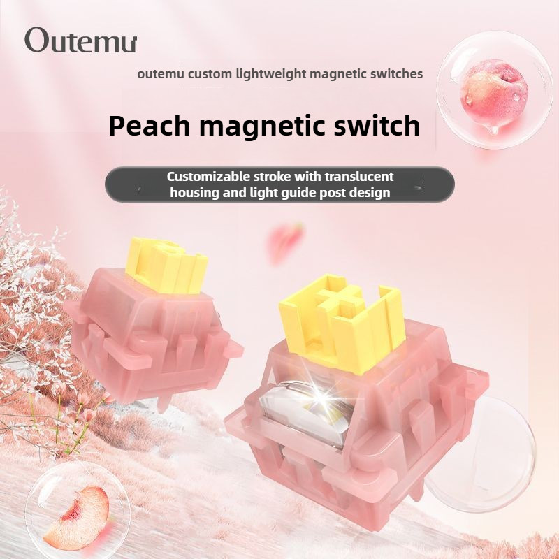 Hot Swap Pcb - Outemu Peach Silent Magnetic Switch 2pin
