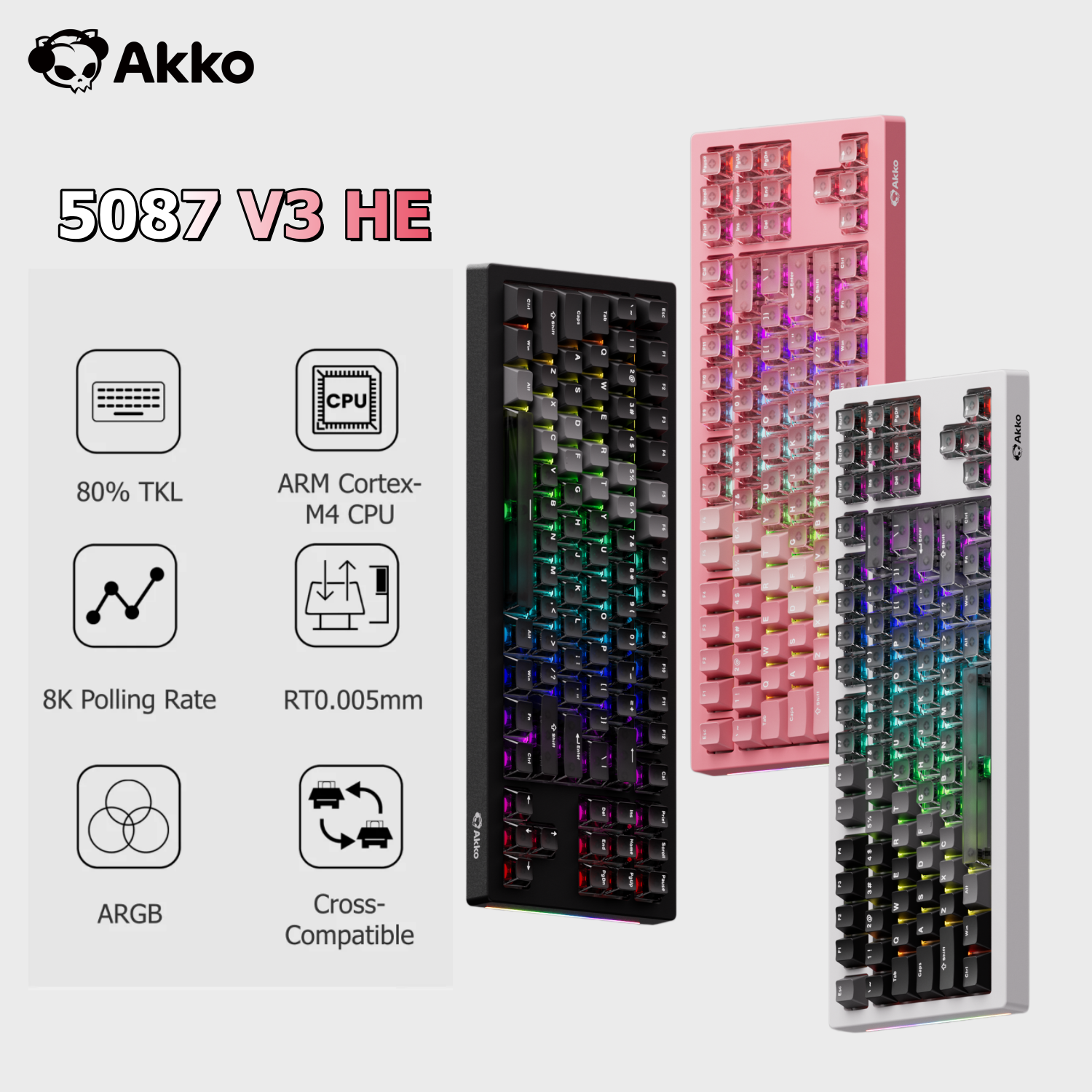 Gaming Keyboard Expensive - Akko 5087 V3 HE Wireless 80%