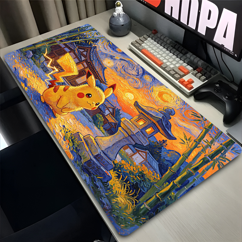 Gaming Keyboard Higround - Mouse Pad Pokemon Pikachus Rubber Extended