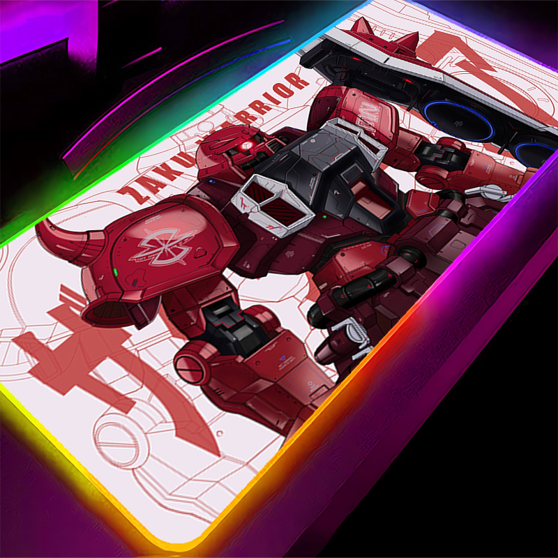 Gaming Keyboard No Rgb - LED Thickened gaming Mouse Pad Anime