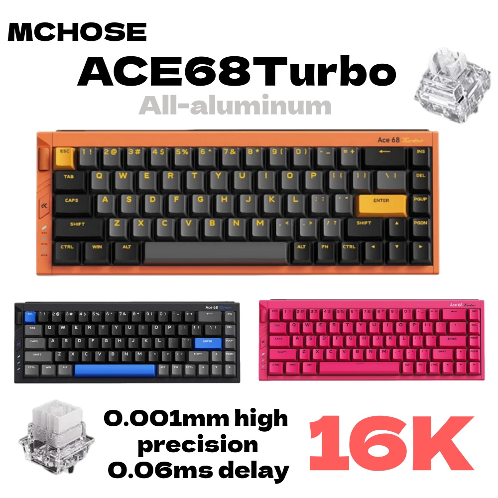 Gaming Keyboard Expensive - MCHOSE Ace68 Turbo 16k Magnetic Switch