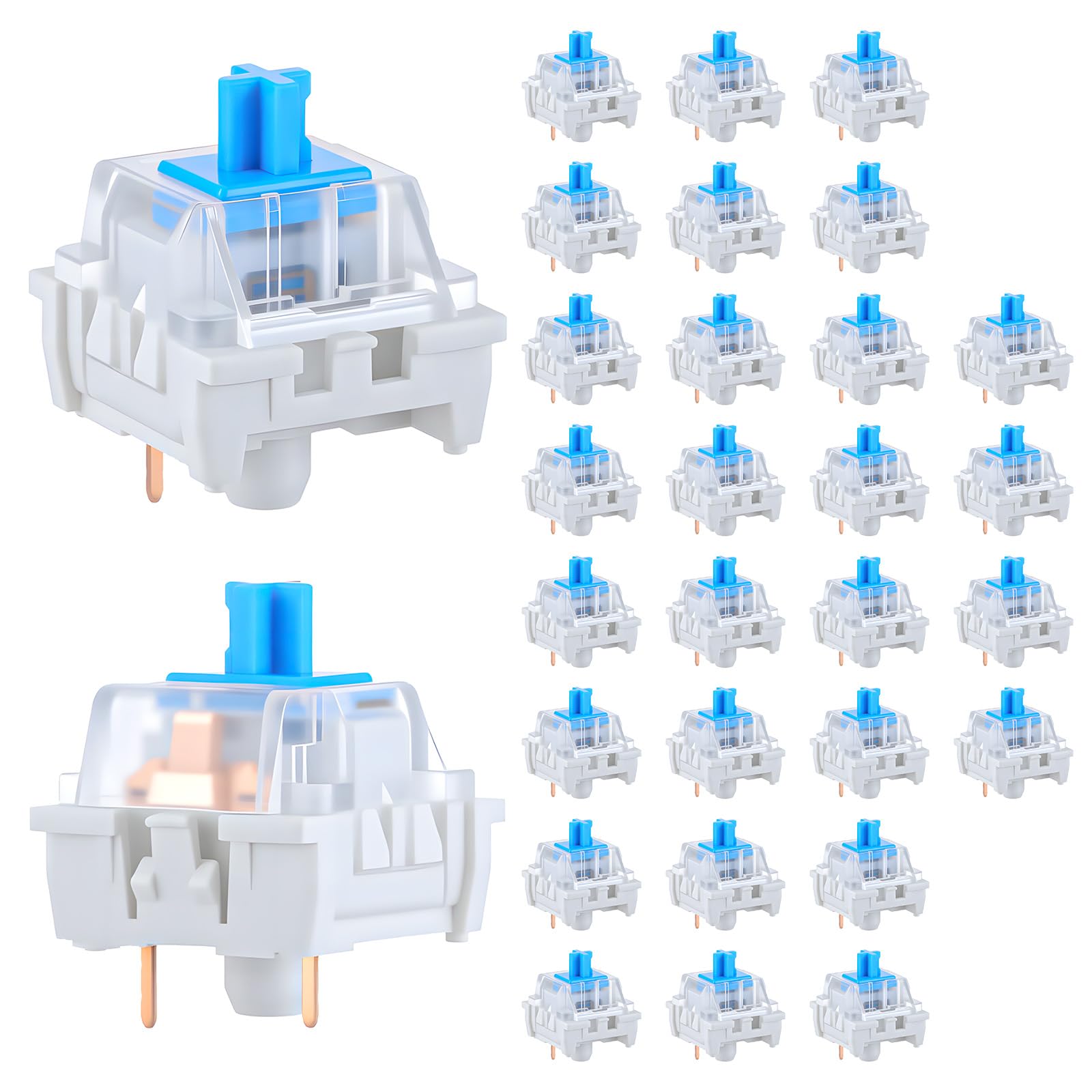 Gaming Keyboard Ergo - 30 PCS Mechanical Keyboard Switches 3