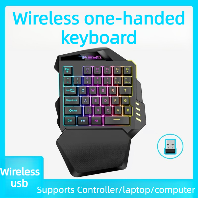 Gaming Keyboard Half - Gamwing RGB Backlit One Handed Gaming