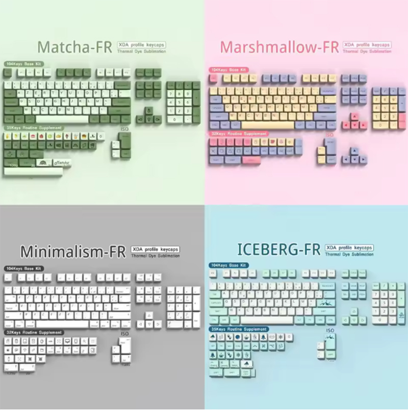 Hot Swap Pcb - FR Keycaps PBT XDA Keycap For