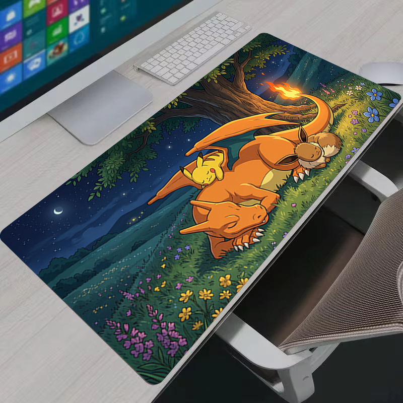 Gaming Keyboard Theme - Mouse Pad Anime PC Gamer Cabinet