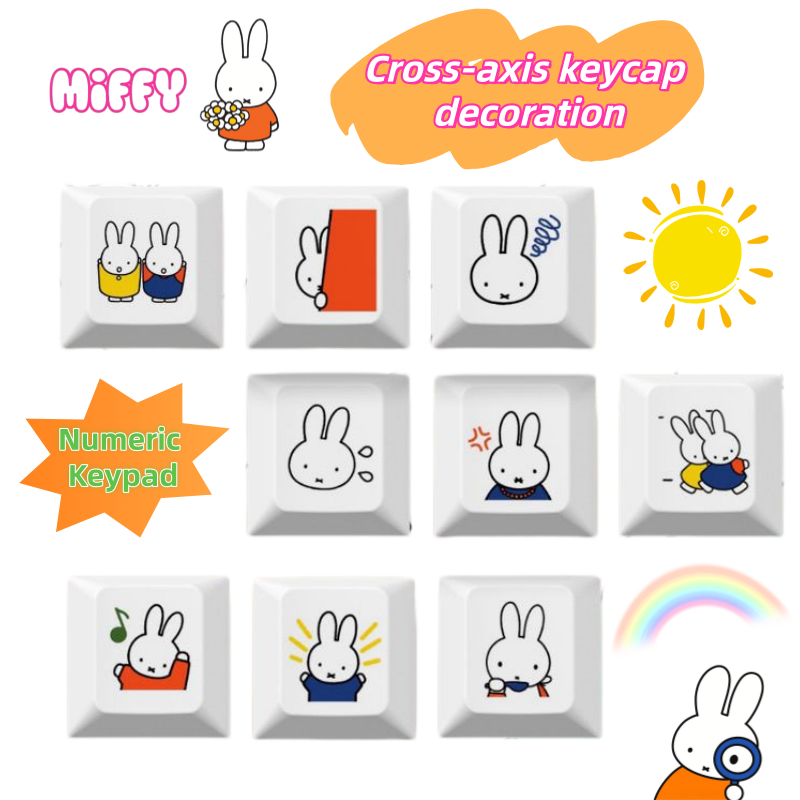New Miffy rabbit cartoon cute  – обзор и цена Gaming Keyboard Mechanical