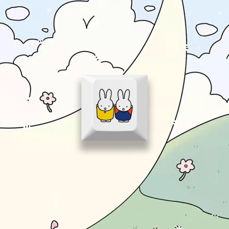 New Miffy rabbit cartoon cute  – обзор и цена Gaming Keyboard Mechanical