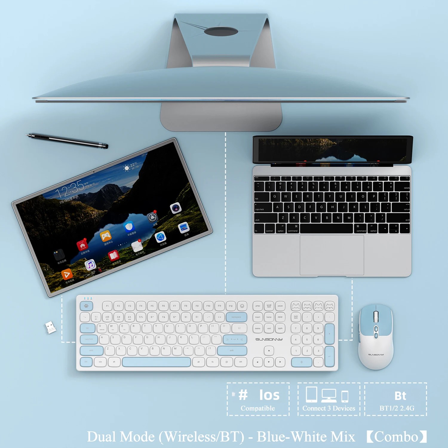 Cute Silent Keyboard and Mouse – обзор и цена Gaming Keyboard Mouse Wireless