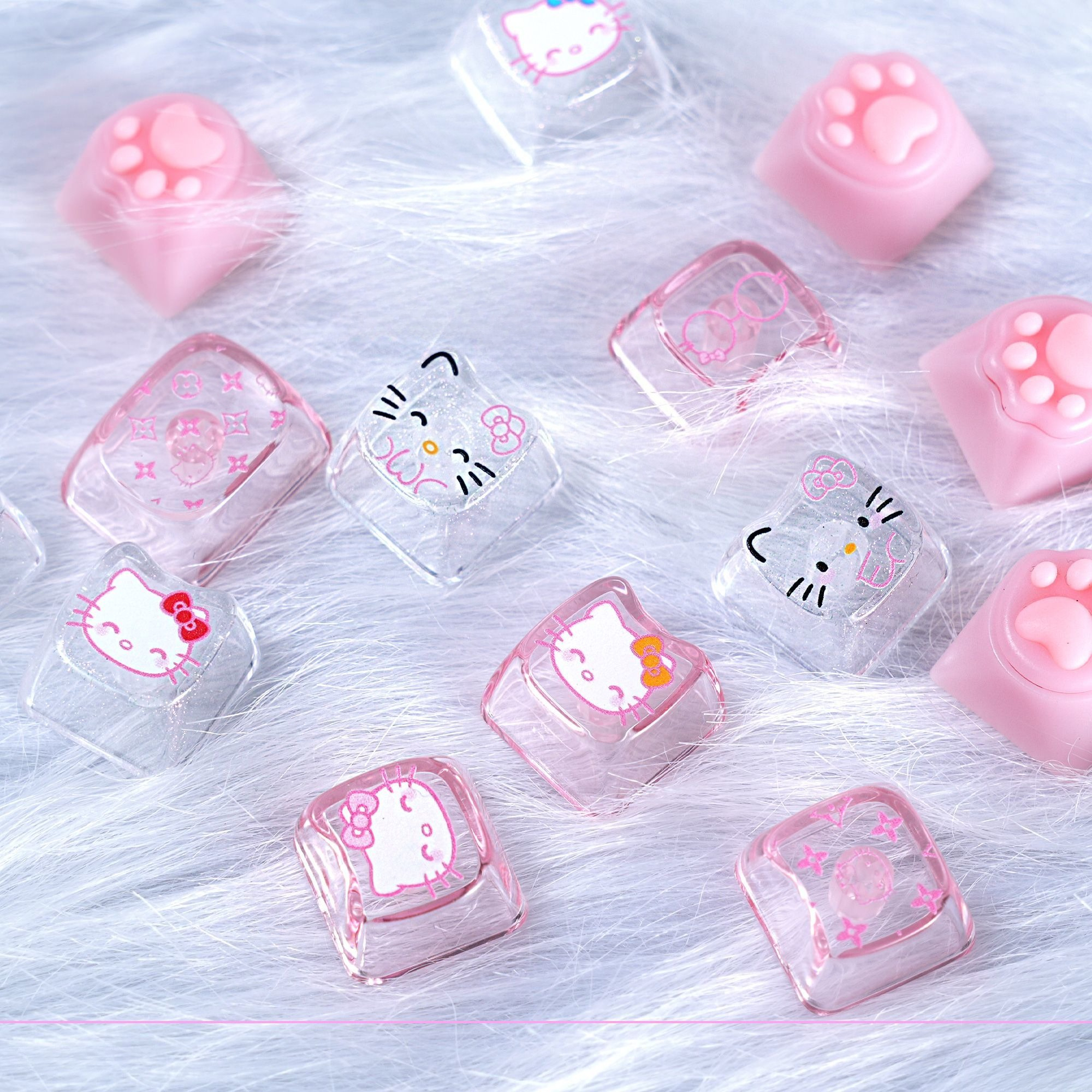Anime Sanrio Hello Kitty Trans – обзор и цена Gaming Keyboard No Rgb