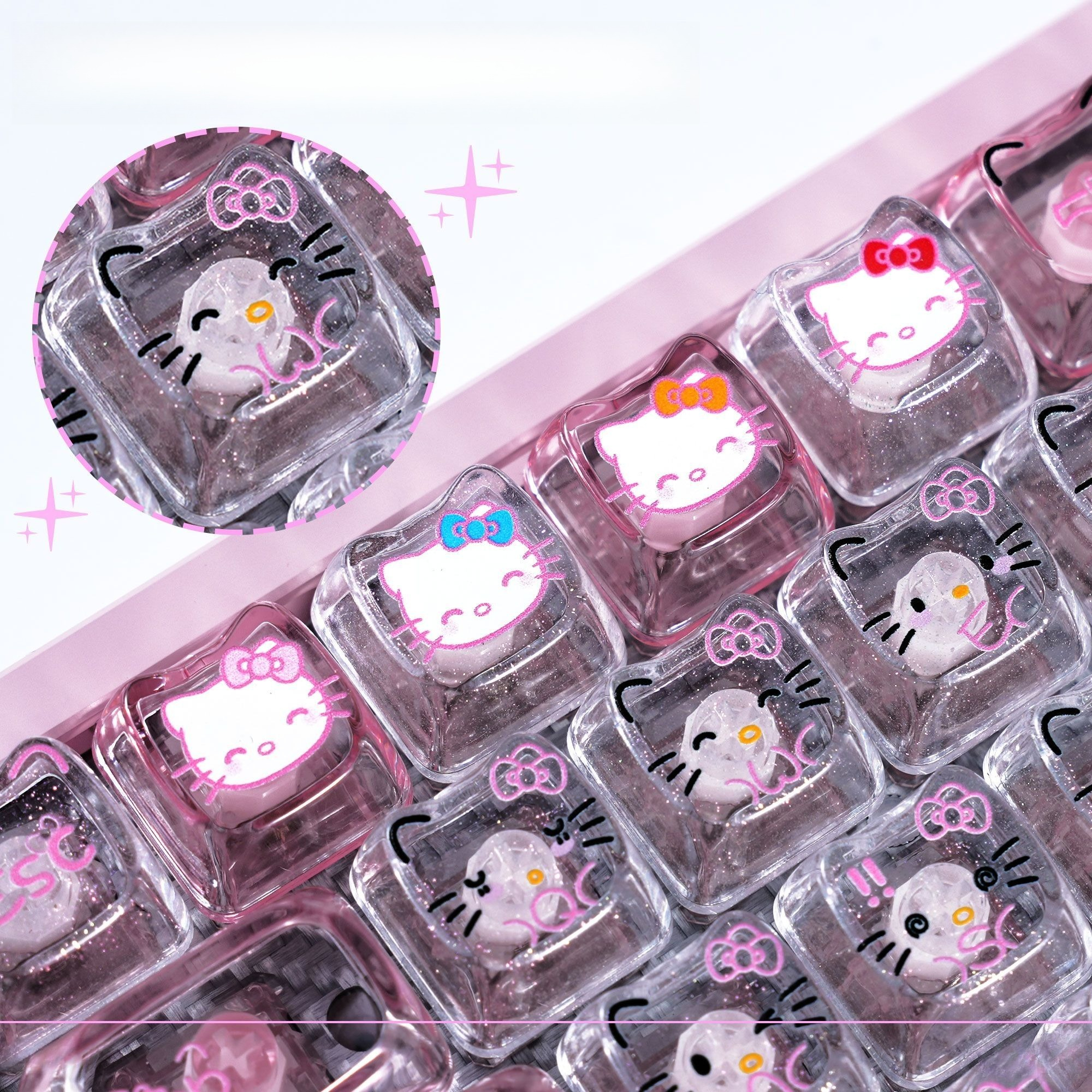 Anime Sanrio Hello Kitty Trans – обзор и цена Gaming Keyboard No Rgb