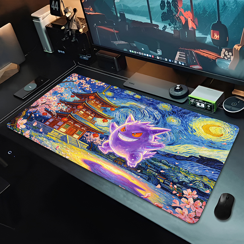 Anime Mouse Pad Pokemon Gengar – обзор и цена Gaming Keyboard Theme