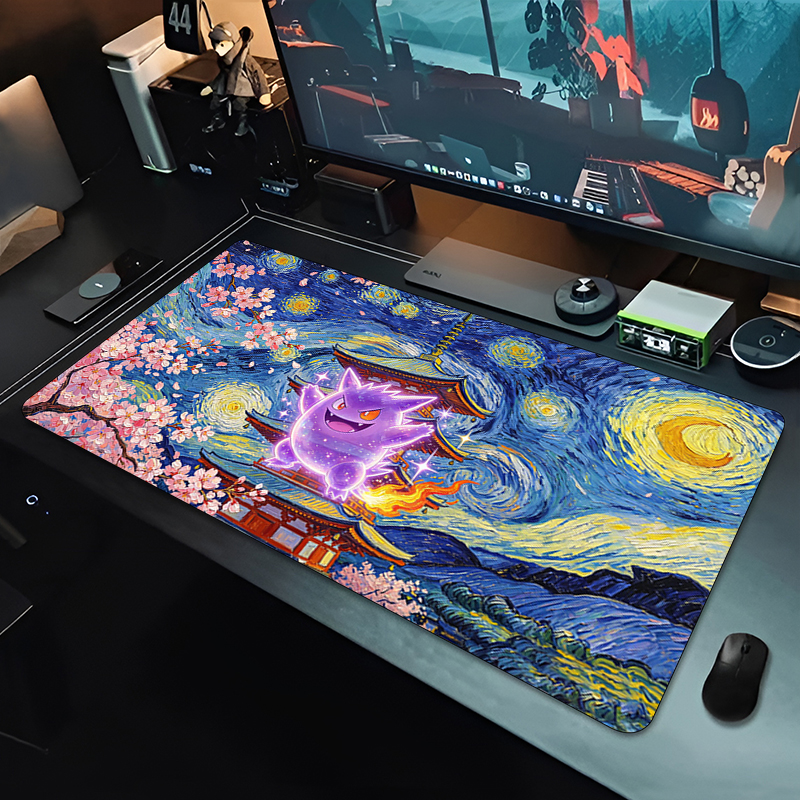 Anime Mouse Pad Pokemon Gengar – обзор и цена Gaming Keyboard Theme