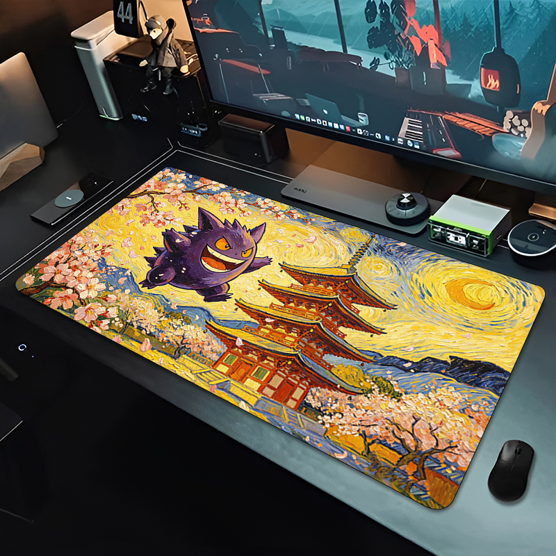 Anime Mouse Pad Pokemon Gengar – обзор и цена Gaming Keyboard Theme