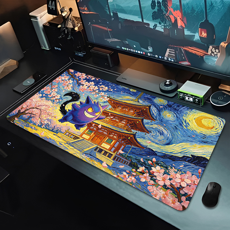 Anime Mouse Pad Pokemon Gengar – обзор и цена Gaming Keyboard Theme