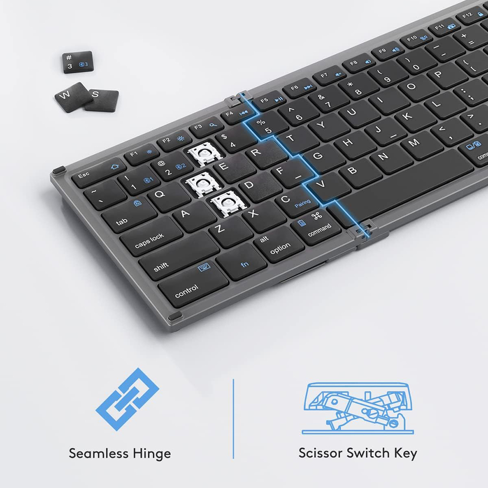 Foldable Bluetooth Keyboard wi – обзор и цена Gaming Keyboard Budget