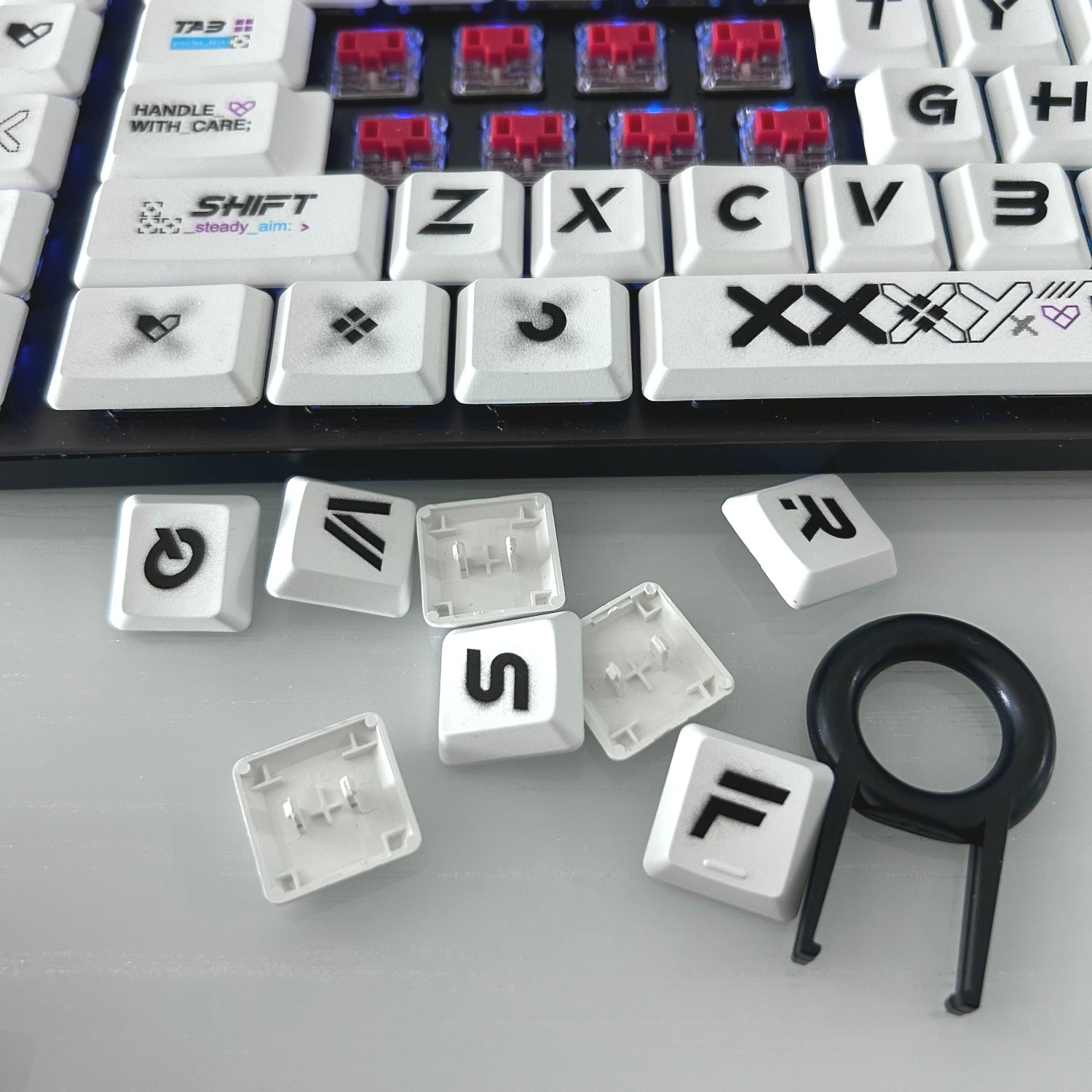 DIY PBT keycaps suitable for L – обзор и цена Gaming Keyboard Tkl