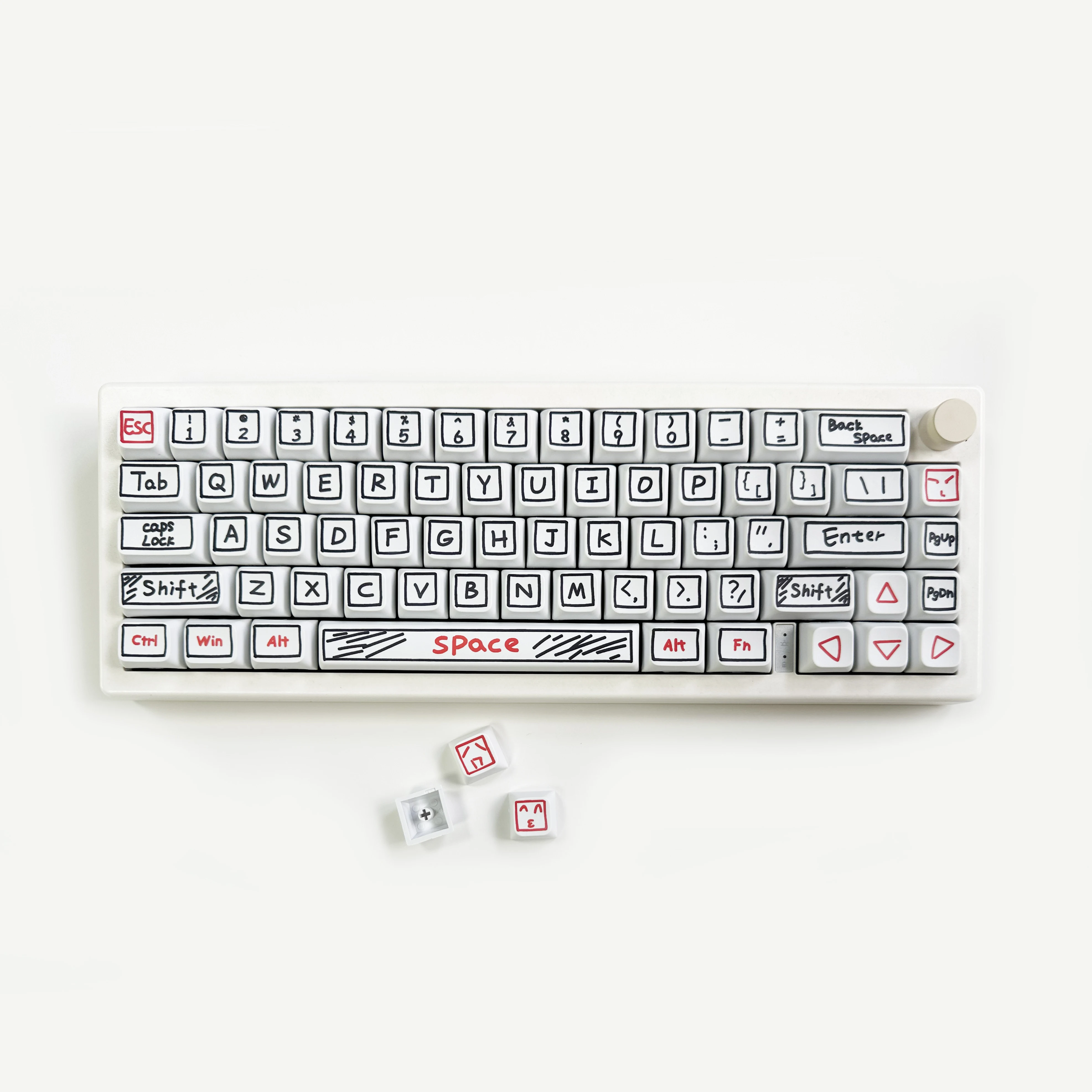 125 Keys XDA Profile Graffiti  – обзор и цена Gaming Keyboard Ergo