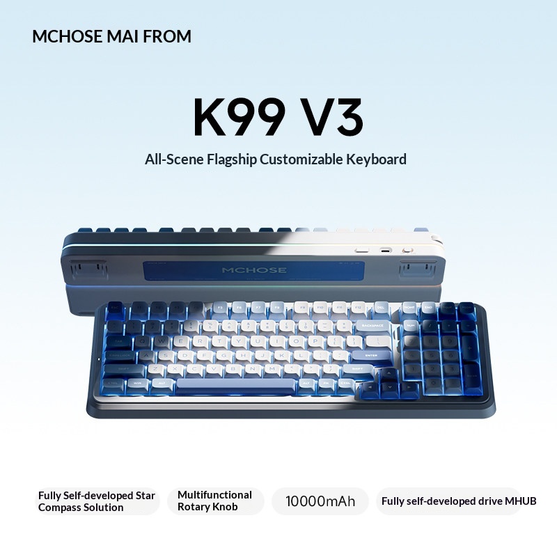 MCHOSE K99 V3 Customizable Mec – обзор и цена Gaming Keyboard Mechanical