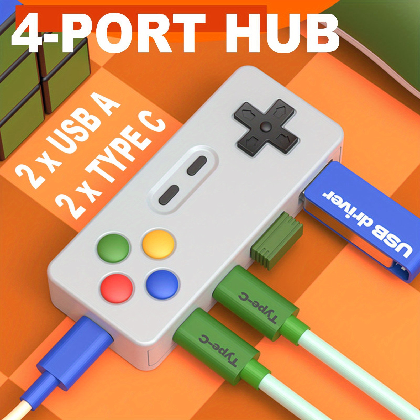 1PC Cartoon USB C Extension Ad – обзор и цена Gaming Keyboard Type C