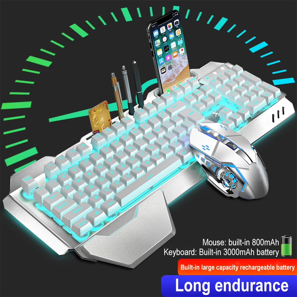 K680 Rechargeable 2.4G wireles – обзор и цена Gaming Keyboard Mouse Wireless