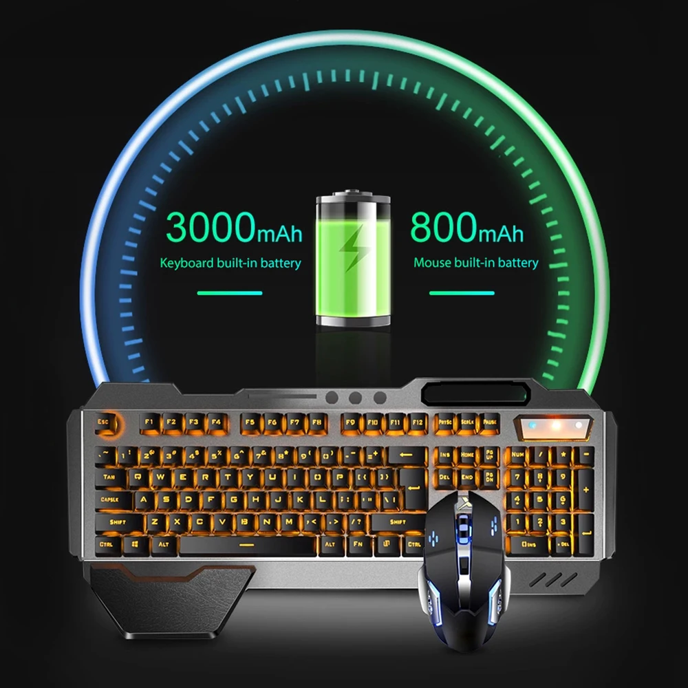 K680 Rechargeable 2.4G wireles – обзор и цена Gaming Keyboard Mouse Wireless