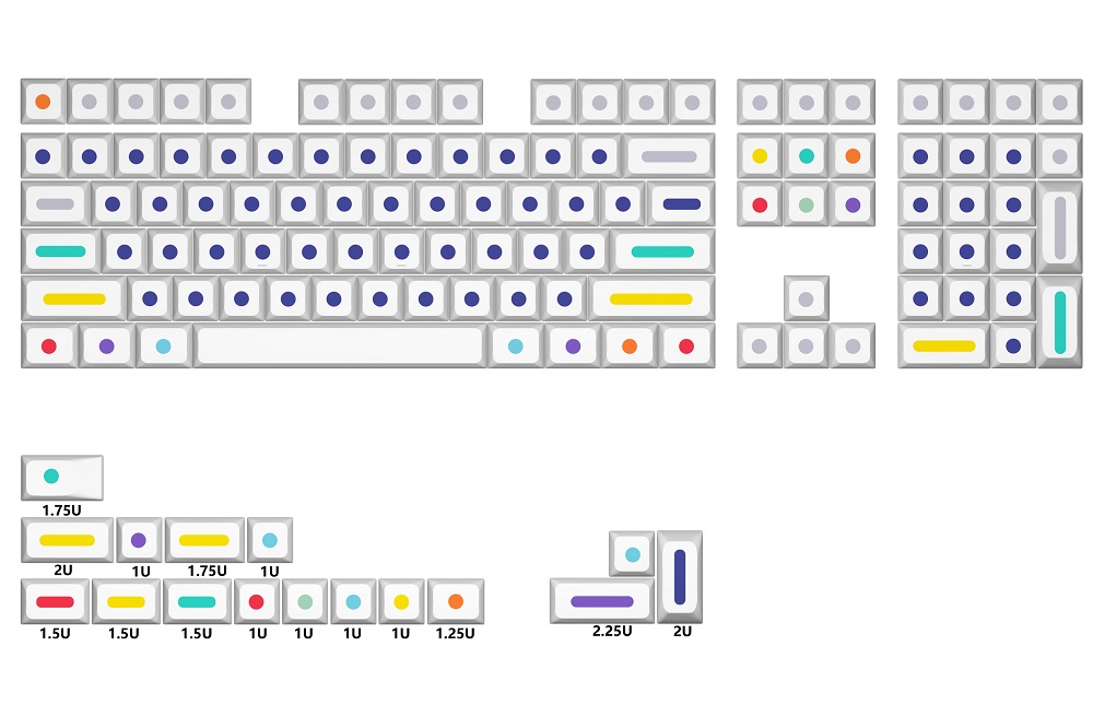 XDA V2 Dot World Dye Sub Keyca – обзор и цена Gaming Keyboard Tkl