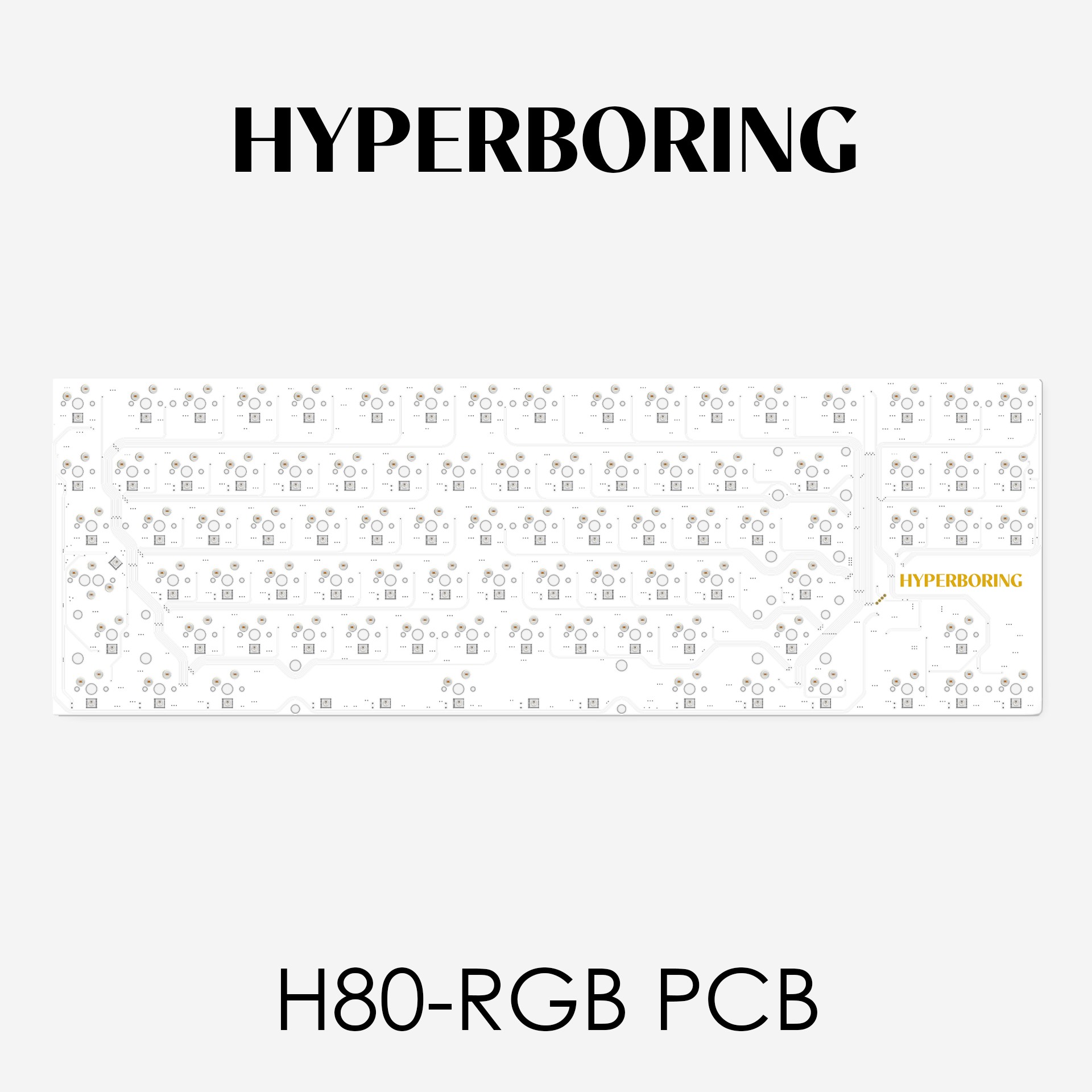 H80 RGB TKL keyboard Wired Hot – обзор и цена Hot Swap Pcb