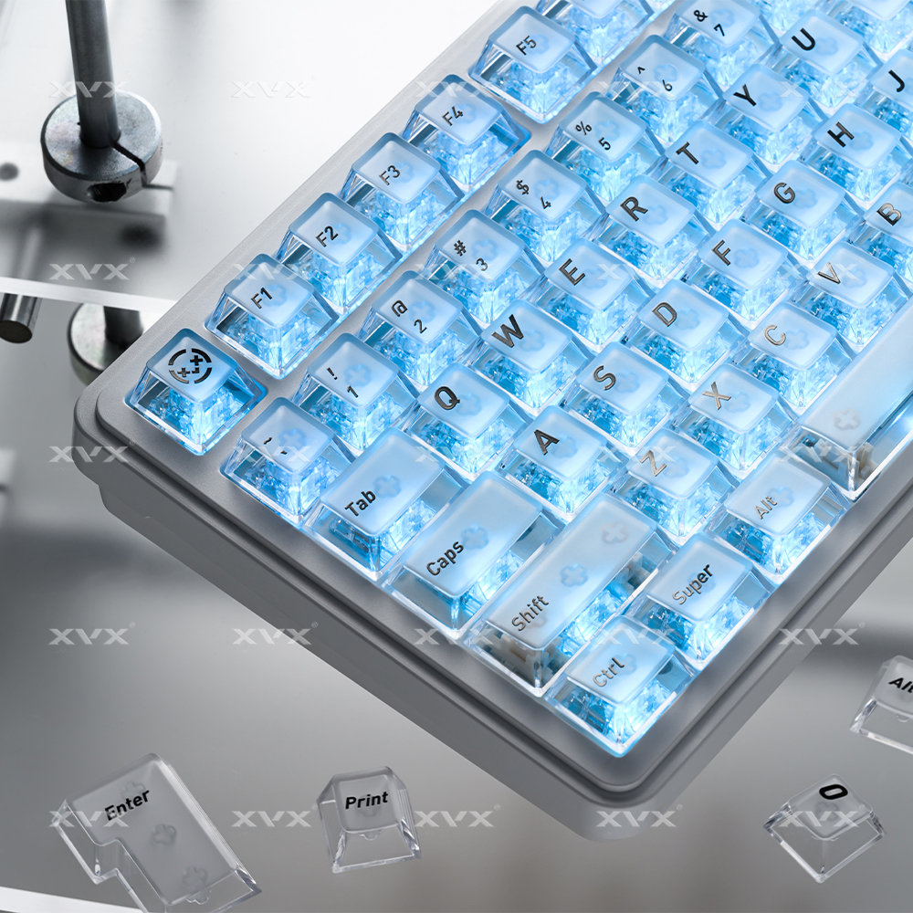 XVX Crystal Transparent Keycap – обзор и цена Gaming Keyboard No Rgb