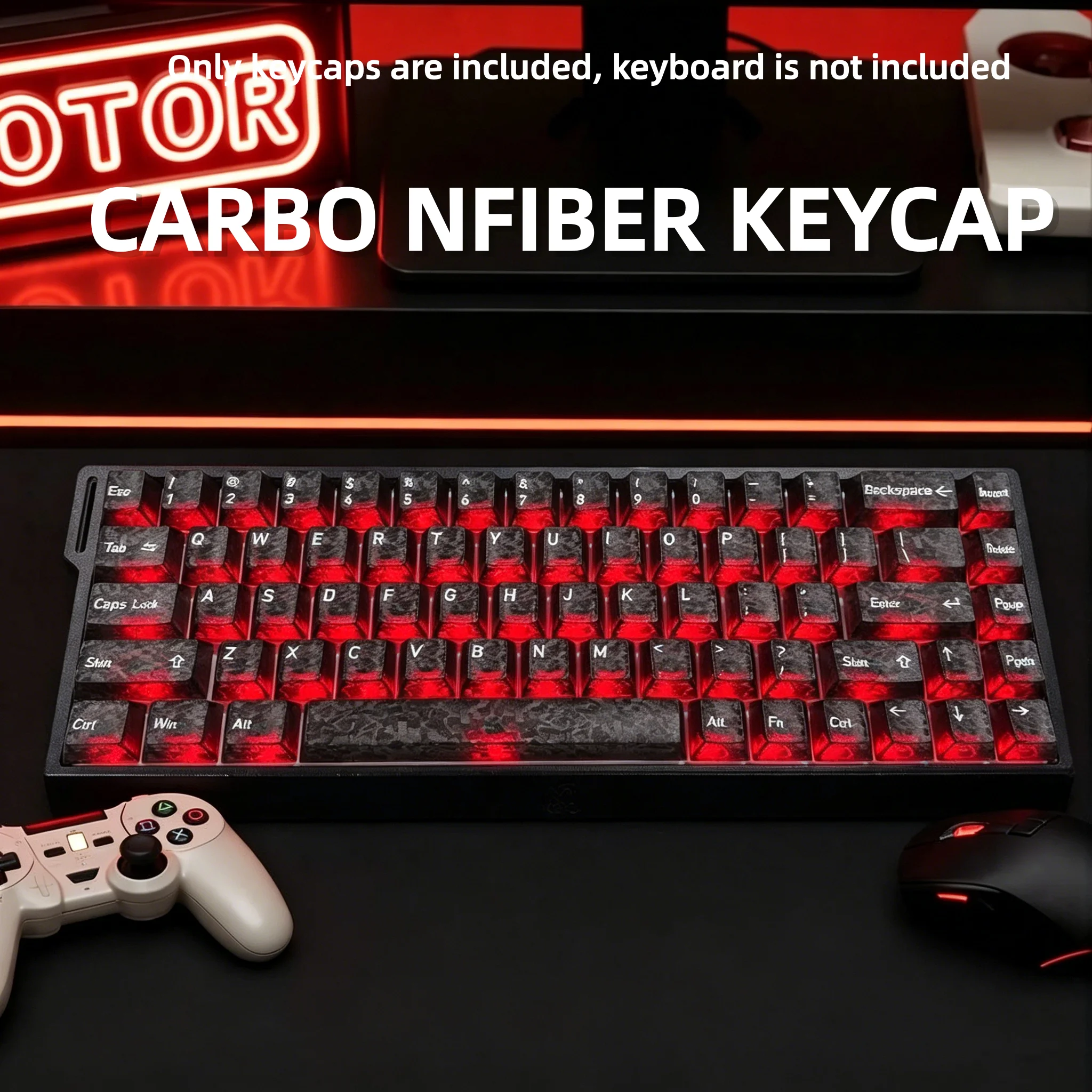 2026 New Forged Carbon Fiber T – обзор и цена Gaming Keyboard No Rgb