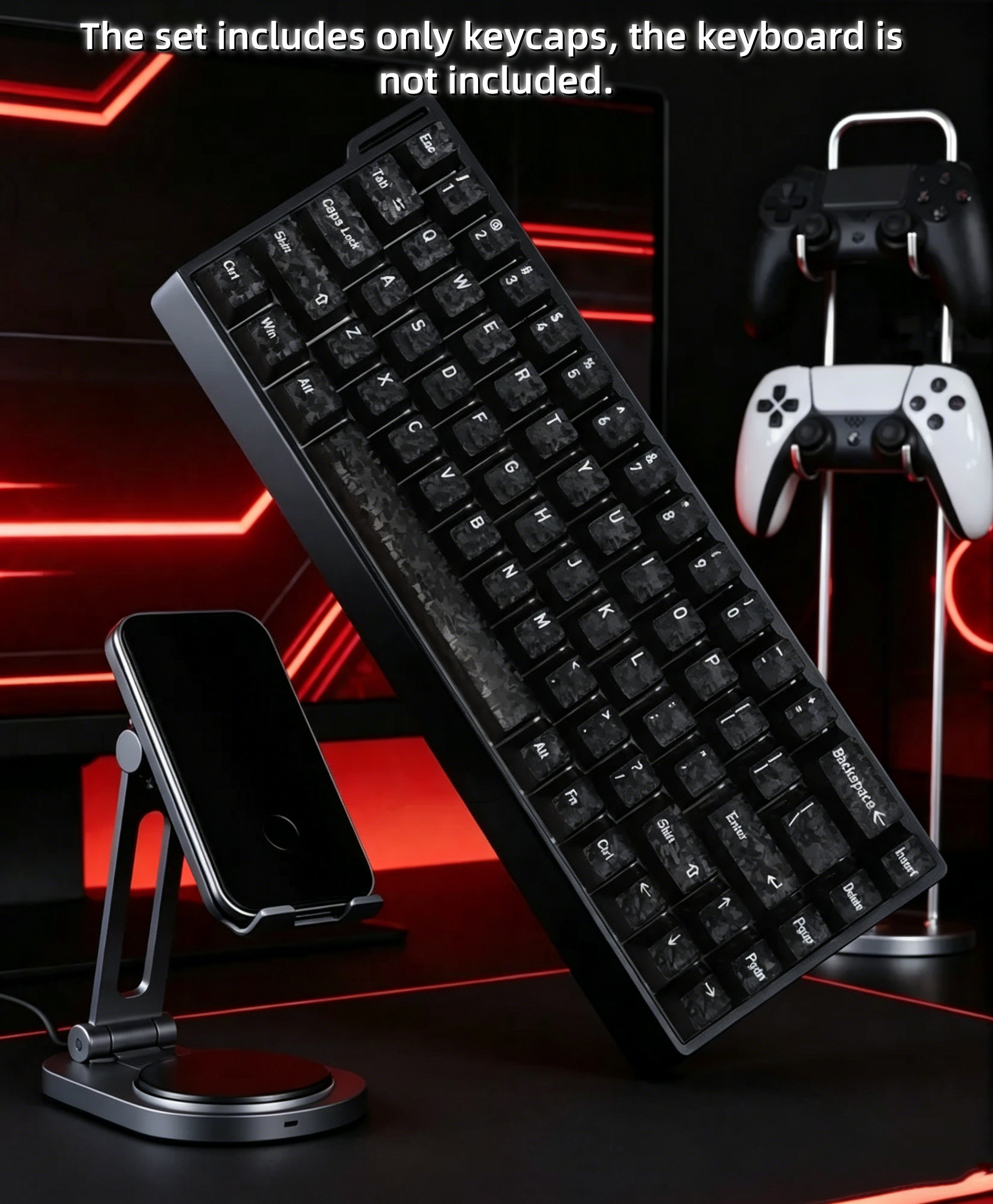 2026 New Forged Carbon Fiber T – обзор и цена Gaming Keyboard No Rgb