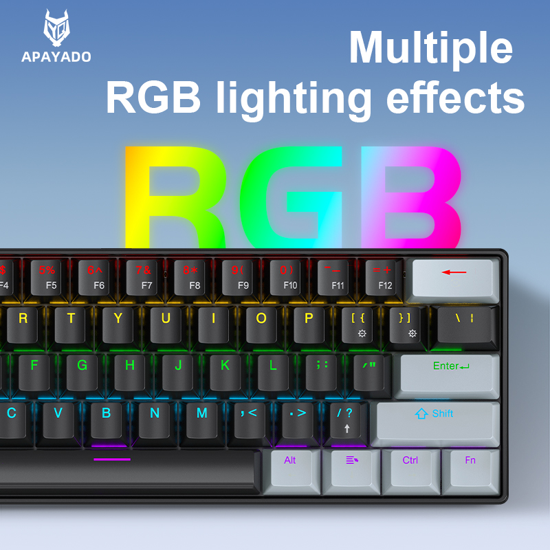 APAYADO K61 Mini Mechanical Ke – обзор и цена Gaming Keyboard Half