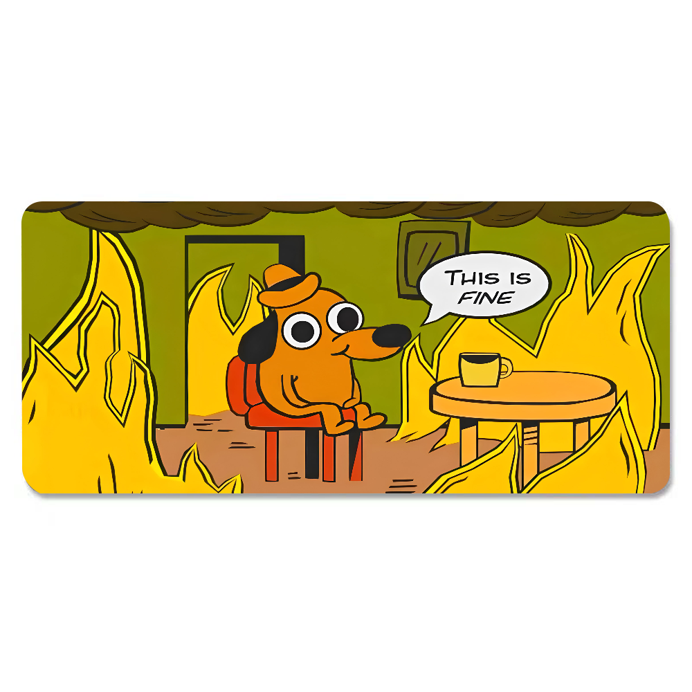 This Is Fine Dog Dachshund Mou – обзор и цена Gaming Keyboard Tactile