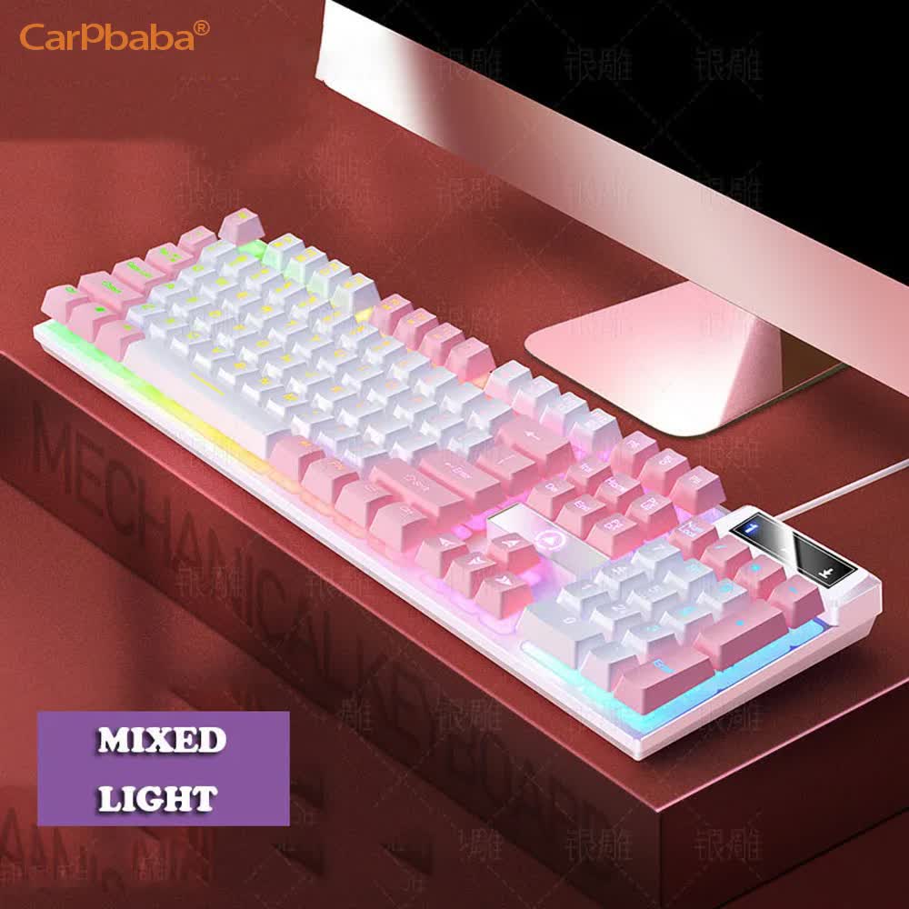 Carpbaba K500 104 Key USB Wire – обзор и цена Gaming Keyboard Budget