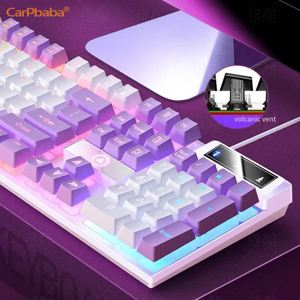 Carpbaba K500 104 Key USB Wire – обзор и цена Gaming Keyboard Budget