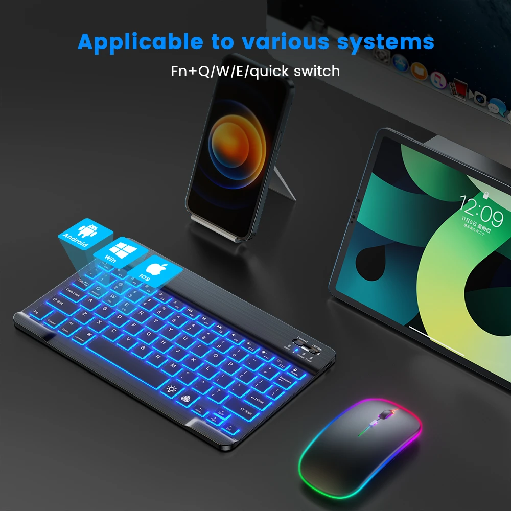 READ YYEAH RGB Backlit Bluetoo – обзор и цена Gaming Keyboard No Rgb
