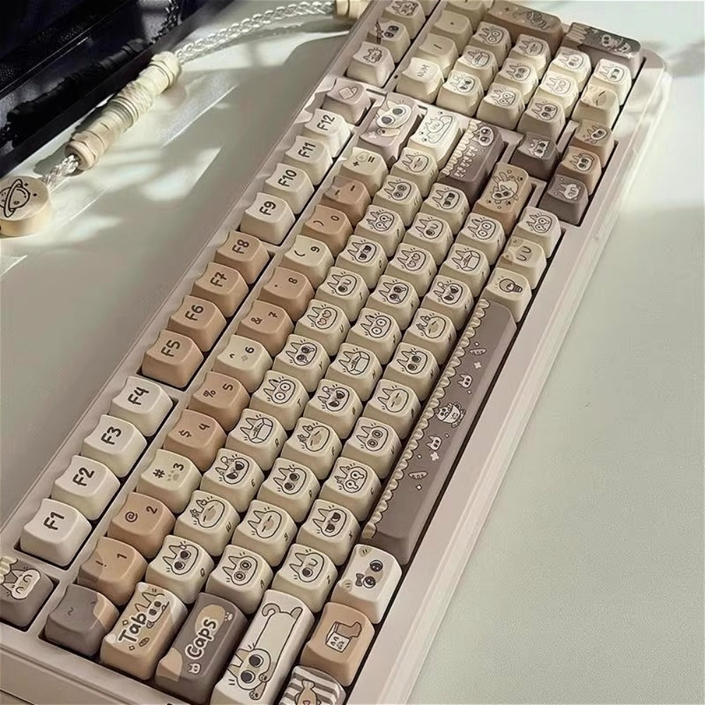 Cute Cat Keycap MAO Profile PB – обзор и цена Gaming Keyboard Tkl