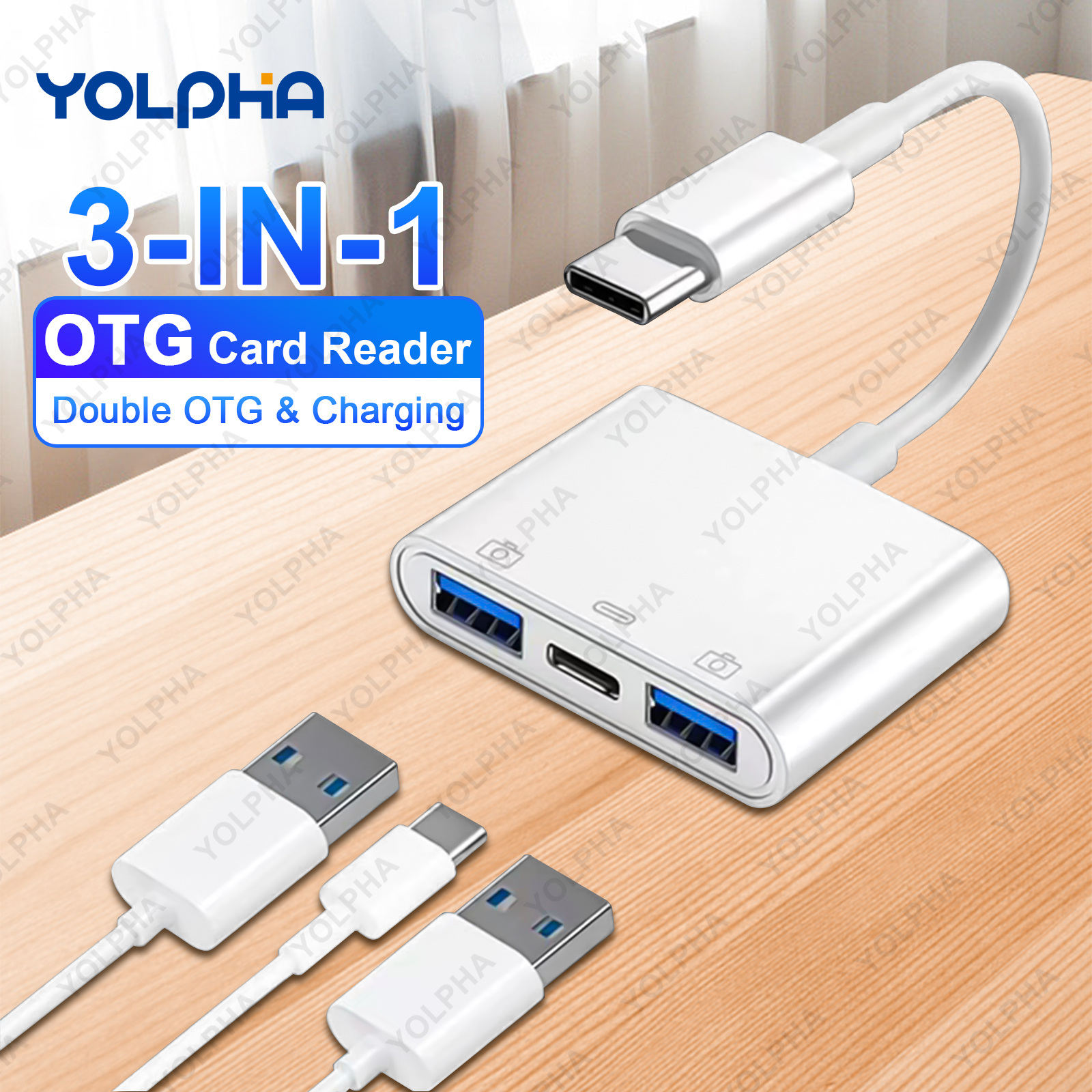 3 in 1 USB C to USB OTG Card R – обзор и цена Gaming Keyboard Type C