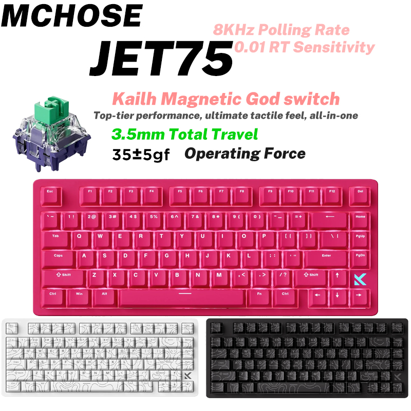 MCHOSE JET75  Magnetic Switch  – обзор и цена Gaming Keyboard Expensive