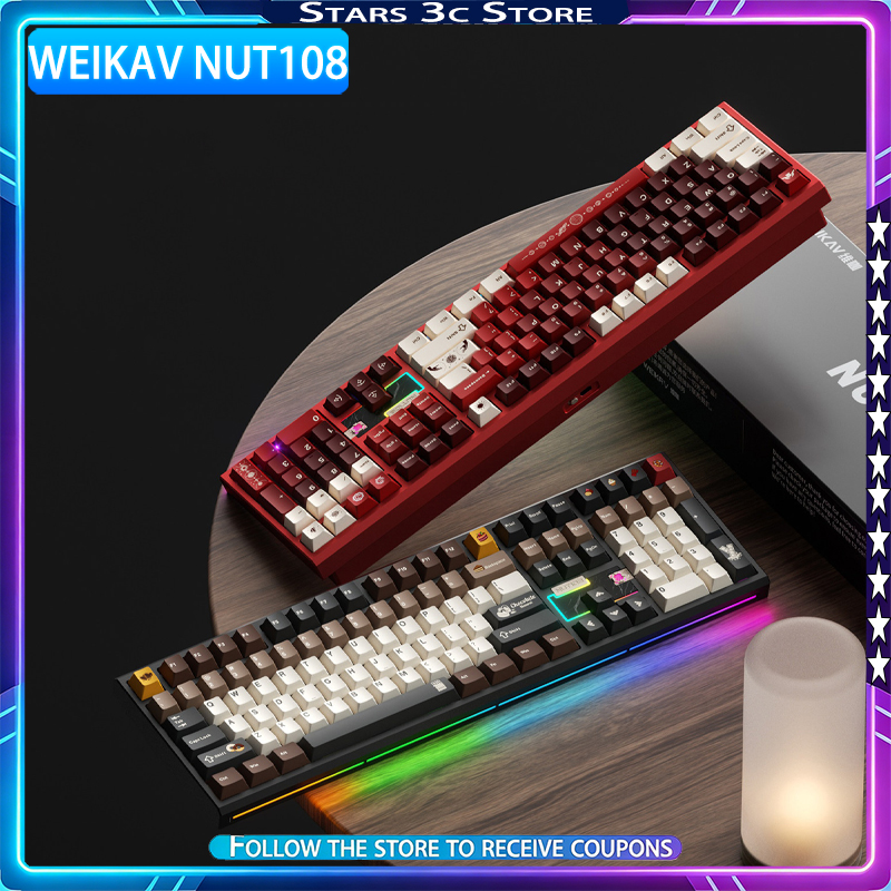 WEIKAV NUT108 Mechanical Keybo – обзор и цена Gaming Keyboard Ergo