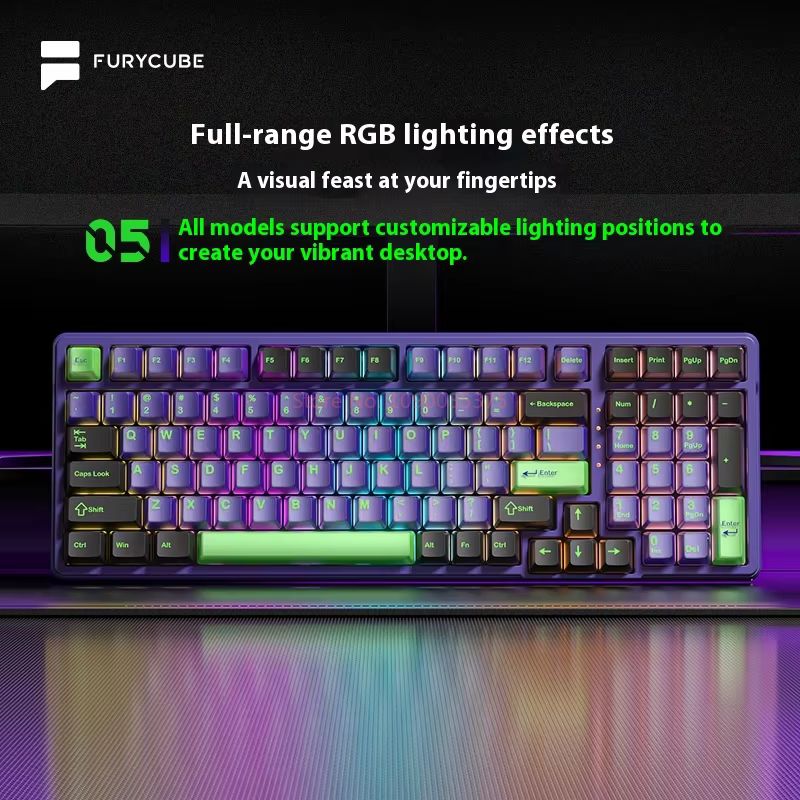 FURYCUBE K99pro Wireless Gamin – обзор и цена Gaming Keyboard Mechanical