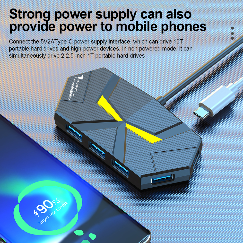 7 Ports USB 3.0 HUB Type C Doc – обзор и цена Gaming Keyboard Type C