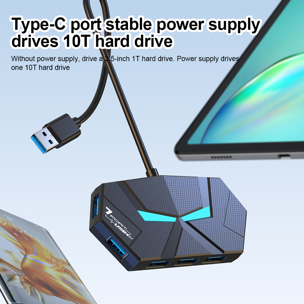 7 Ports USB 3.0 HUB Type C Doc – обзор и цена Gaming Keyboard Type C