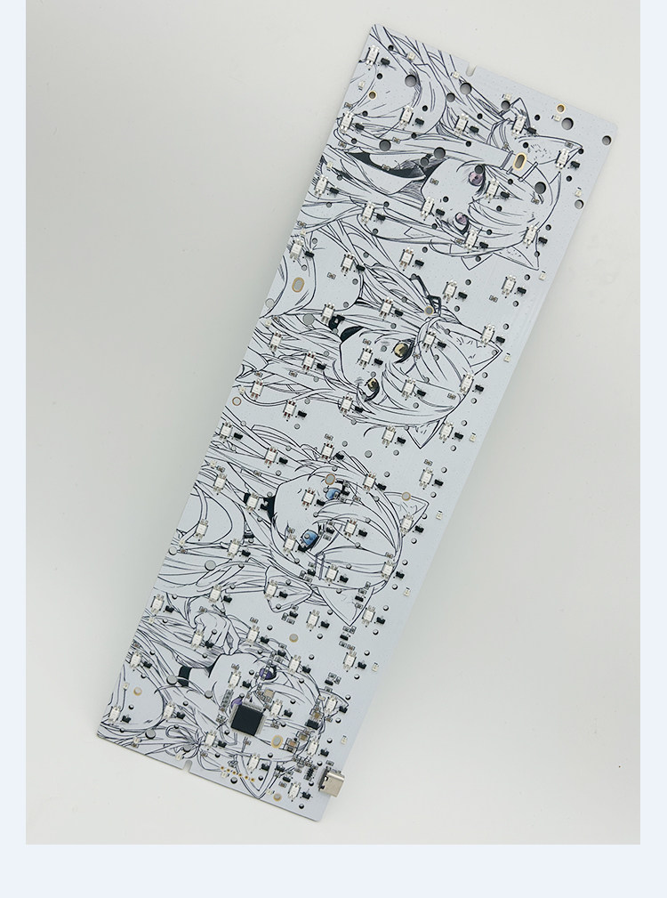 Hall Effect keyboard pcb colou – обзор и цена Hot Swap Pcb