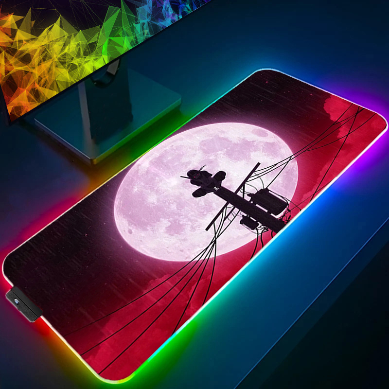 RGB Large Mouse Pad Backlight  – обзор и цена Gaming Keyboard No Rgb