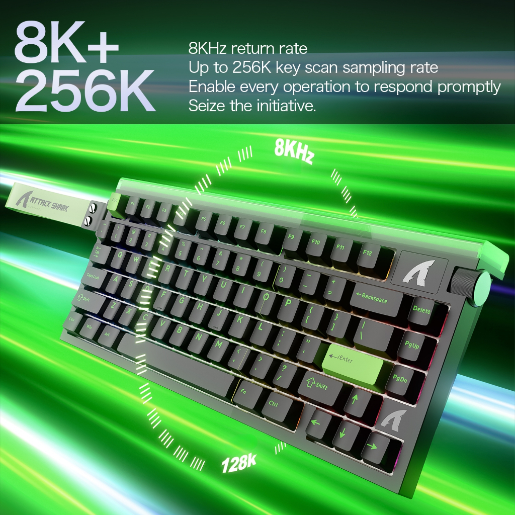 ATTACK SHARK R85HE Magnetic Ax – обзор и цена Gaming Keyboard Expensive