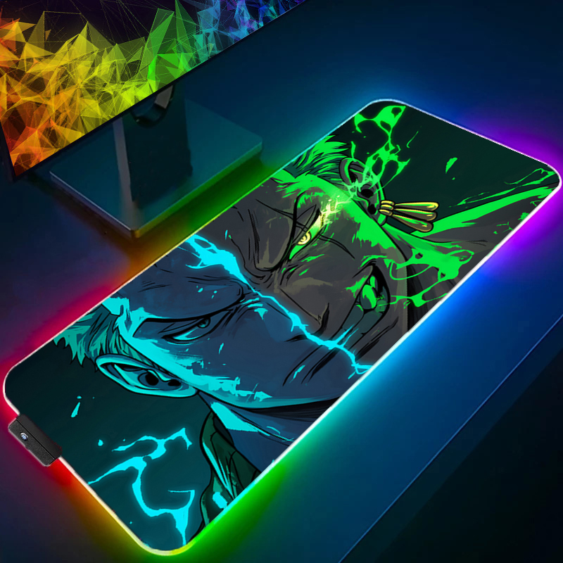 ONE PIECE Zoro Mouse Pad RGB G – обзор и цена Gaming Keyboard No Rgb