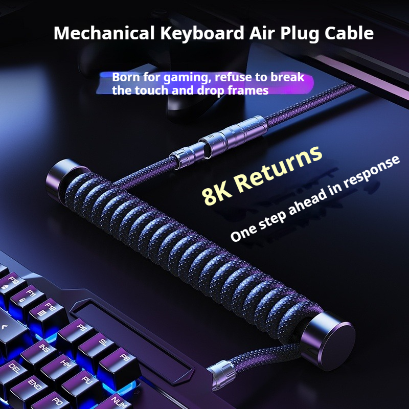 Eary 1.2m Coiled Keyboard Cabl – обзор и цена Gaming Keyboard Type C